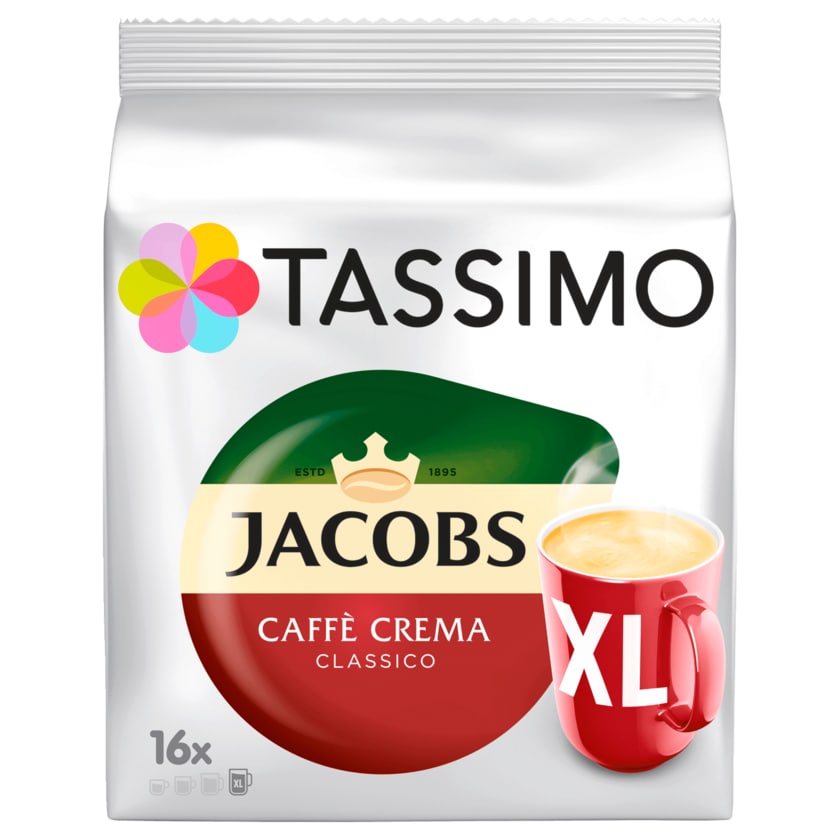Tassimo Kaffeekapseln Jacobs Caffè Crema classico 132,8g, 16 Kapseln
